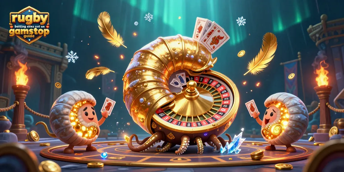 Experience the thrilling world of rugby betting sites not on gamstop guide with vibrant 3D illustration.