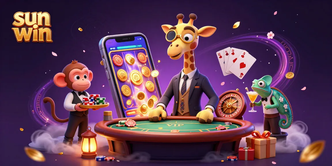 Win big with sun win as high-roller characters enjoy a vibrant casino atmosphere.